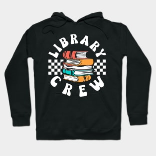 Library Crew Retro Text Hoodie